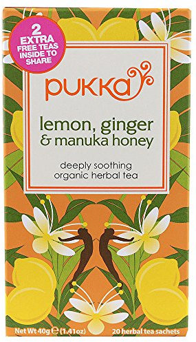 Pukka Tea Lemon Ginger & Manuka Honey (6 x 20 bags)