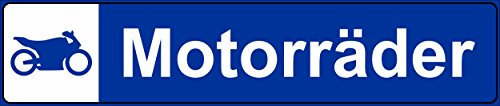 Melis Folienwerkstatt Cartello – Moto – parcheggio Auto Targa Targa Targa Targa Targa parcheggio – S19Q Blu