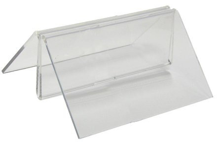 Deflecto Menu Clip Holder - Crystal
