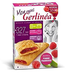 GERLINEA - GER177990 - Hyperprotéinés Sucrés Barres Fourrées - Etui de 8 barres
