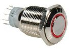 VS-ELECTRONIC - 300611 Drucktaster, 0.5A/230 V, SPDT, Rot R1600R