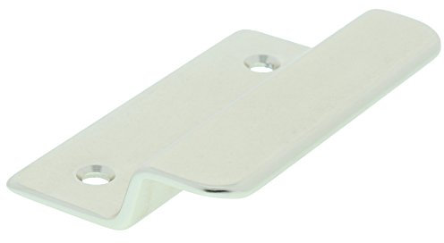 ToniTec Balkontürgriff ohne Steg Ziehgriff aus Aluminium in der Farbe F2 (silberfarben eloxiert)