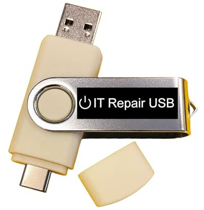 IT Computer Repair - Antivirus Recovery Password Reset PC Repair Drivers Bootable Boot USB Flash Thumb Drive 2017 release