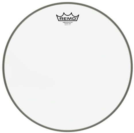 Remo Hazy Ambassador Schlagzeugfell, SA0110–00 12 Inches SA0112-00 Transparent