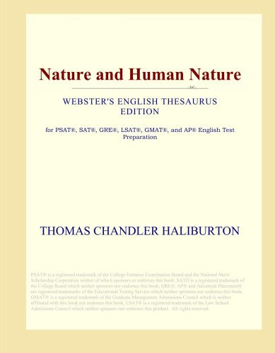 Nature and Human Nature (Webster's English Thesaurus Edition)