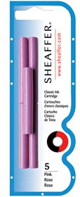 Sheaffer Skrip Ink Cartridges Pink - Pack of Five