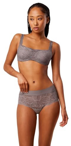 Triumph Damen Body Make-Up Illusion Lace Shorty, Pigeon Grey, 40