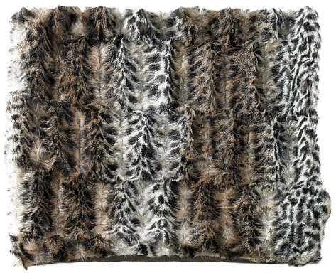 Wilson Gabor Kunstfelldecke: Flauschige Kunstpelz-Decke Wildkatze 200 x 150 cm (Web Pelz Decken, Kunstpelzdecke, Kamin)