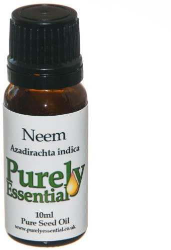 Neem Seed Carrier Oil 10ml Pure and Natural, Purely Essential