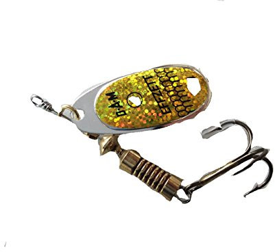 DAM Fz Spinner Standard Gr. 3 6g Gold Reflex 5124203 für Forelle Barsch Hecht Zander