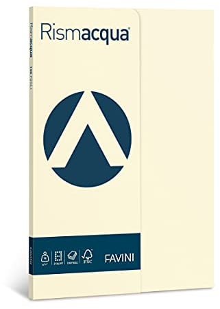Favini Rismacqua Klein A4 100 Blatt 90gr/qm Elfenbein 110