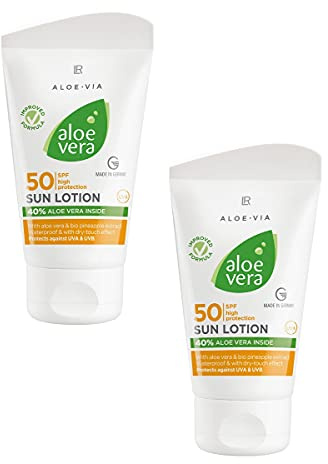 1a LR 3753 Aloe Vera SUN CARE Set - Sonnencreme - Sun Cream --- LSF 50 --- 2x 75ml