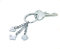 Troika - Porte-Clés CHARMING FRIENDS - Chromé Brillant