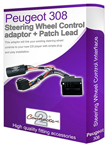 Adaptateur pour Peugeot 308 pour connecter votre autoradio aux commandes volant