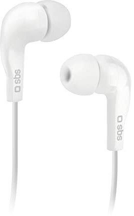 SBS S.p.a. TEINEARWL Stereo In-Ear Ohrhörer Jack 3,5 mm mit answer key für mobile phones weiß