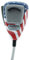 Astatic 4-Pin Stars N Stripes Noise Canceling Radio Microphone