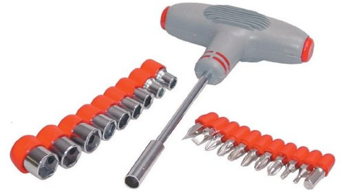 Schraubendrehersatz T-Griff 21teilig