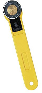 Rayher Roulette à découper cutter rotatif poignée ergonomique lame 28mm ø, 8920800