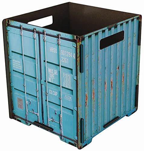 Werkhaus Container Papierkorb türkis