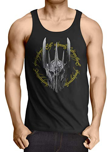 style3 Dunkle Ringe Herren Tank Top Neuseeland Auenland, Größe:XXL