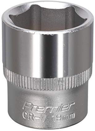 Sealey S3819 Walldrive Socket 19Mm 3/8Sq Drive