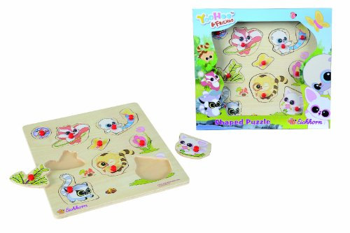 Eichhorn 100003203 - Yoohoo und Friends, Holzeinlegepuzzle