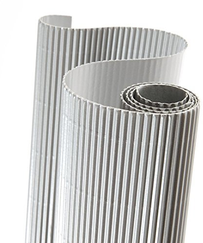 Rolle 50 x 70 cm, Canson Wellpappe, 300 g, silberfarben