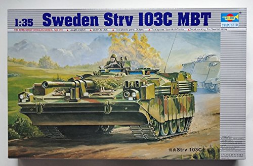 Trumpeter 00310 Modellbausatz Schwedischer Schwerer Panzer Strv 103C, Verschieden