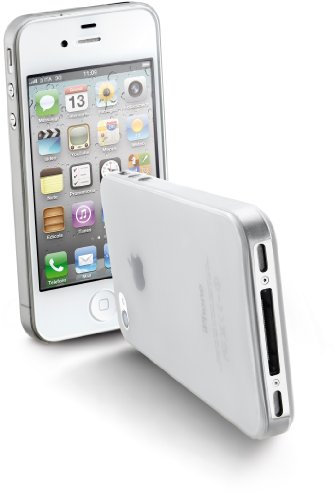 Cellular Line Ultra-Thin Protective Case 0.35 mm and Screen Protector for Apple iPhone 4 / 4S