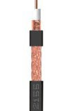 Televes 2155 - Cable coaxial t100 polietileno negro