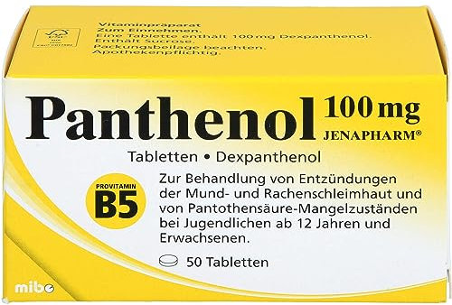 Panthenol 100 mg Jenapharm Tabletten