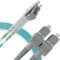 BEYONDTECH Cable de fibra óptica LC a SC OM3 Multimodo Duplex (3 Metros - 1 Unidad) - Latiguillo Doble Fibra Óptica UPC/UPC - 50/125 (LSZH)