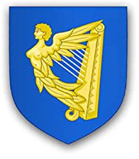 Aufkleber/Sticker Ireland Republik Irland Harfe Englisch Dublin 6x7cm A2089