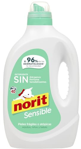 Norit Spezial Waschmittel Sensible Haut 40 Wäschen - 2120 ml Individual Schwarz