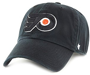 '47 NHL Philadelphia Flyers 47 Clean Up Adjustable Hat, Black, One Size
