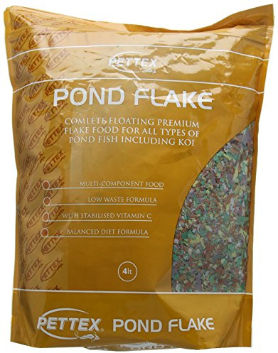 Pettex Complete Pond Flakes Fish Food, 4 Litre, multi