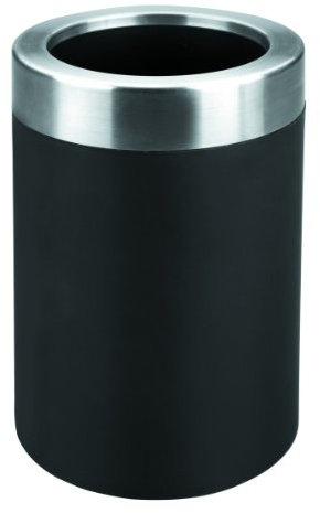 LACOR Refroidisseur de vin en Acier Inoxydable Noir 30 x 12,5 x 20 cm