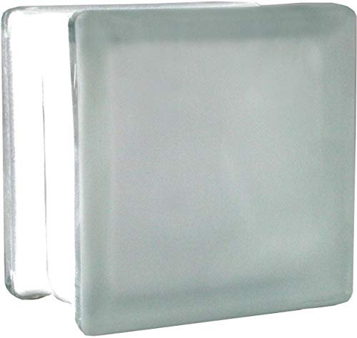 Fuchs Design 5 Stück Glassteine Wolke Klar 2-seitig satiniert 11,5x11,5x8 cm