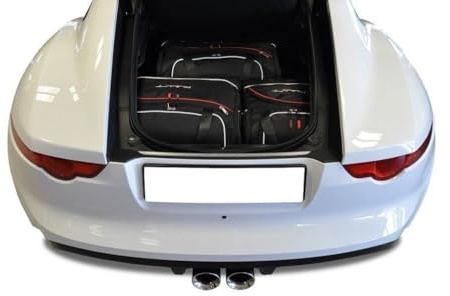 KJUST Kofferraumtaschen 3 stk kompatibel mit JAGUAR F-TYPE COUPE X152 2013-2019