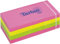 Tartan 5138N Haftnotiz Neon Notes, 38 x 51 mm, 63 g/qm, 100 Blatt, 12 Block, Neonfarben