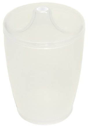 Dr. Junghans Medical 29076 Einnehmebecher ohne Griff, Deckel 12 mm, milchig