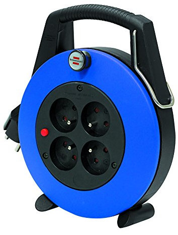 Brennenstuhl 1102531 Confort-Line CL-L Kabeltrommel, 5°m, H05VV-F 3G1,0, Blau