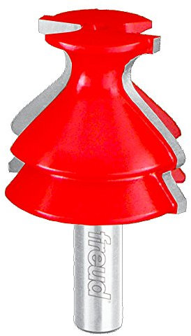 Freud 99-480 1-3/4 Zoll (Durchmesser) Basis und Kappen-Bit, Perma-SHIELD Beschichtung, Rot, Einheitsgröße