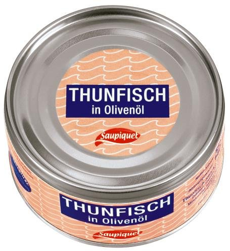 Saupiquet Thunfischstücke in Olivenöl, 6er Pack (6 x 185 g Dose)