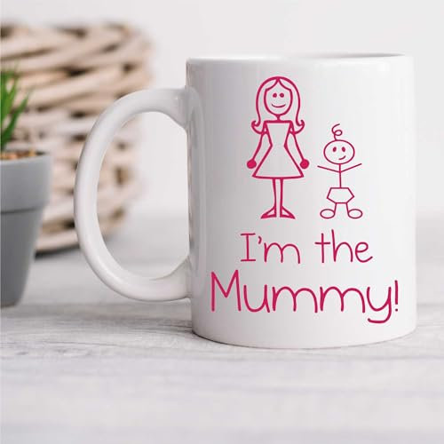 60 Second Makeover Limited I'm The Mummy Mug Family Present New Mumy Mum New Baby Gift Cup Ceramic