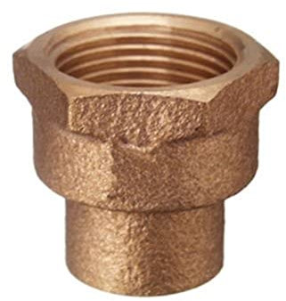 Cornat Löt-Übergangs-Muffe, 1 Innengewinde, A 28 mm, B 1Zoll IG, 1 Stück, rotguss, T5270G281