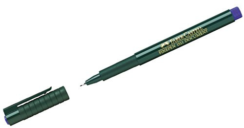Faber-Castell 151151 - Faserschreiber Finepen 1511, 0.4 mm, blau