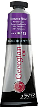 Daler Rowney Farben Georgian Ölfarben 38ml, Permanent Mauve [Spielzeug]