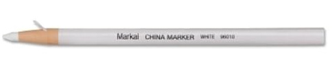 Markal China Marker weiß mit Papierhülle ( Inh.12 Stück )