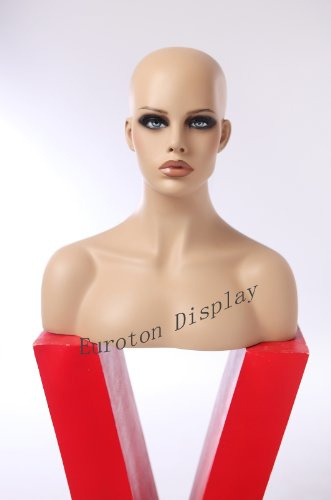 NEU Dekokopf Perückenkopf Schaufensterpuppe Mannequin weiblich FO frisierkopf